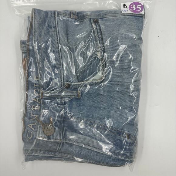 American Eagle Men's Bootcut Jeans 33 x 30 Medium Wash - Picture 11 of 11